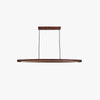 Walnut dining pendant light