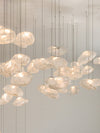 Creative glass cloud chandelier