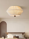 Retro style fabric cotton rope chandelier