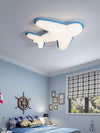 Children's room airplane ceiling lamp