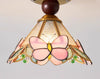 Vintage solid wood butterfly bedside chandelier