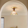 French retro creative butterfly aisle ceiling lamp