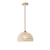 Original wood cream style rattan chandelier