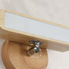 Solid wood LED wall light