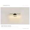 Simple LED retractable mirror front wall lamp