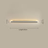 Minimalist long strip LED wall light