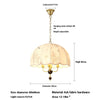 French retro style solid wood chandelier