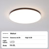 Ultra-thin solid wood LED ceiling light