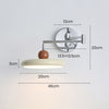 Foldable flying saucer wall lamp