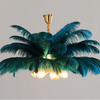 Ostrich Feather Bedroom Chandelier