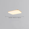 Ultra-thin solid wood LED ceiling light