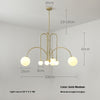 Line Magic Bean Glass Chandelier