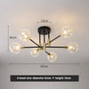 Nordic geometric lines magic beans chandelier