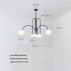 Line Magic Bean Glass Chandelier