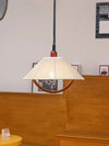 Wabi-sabi style restaurant chandelier retractable