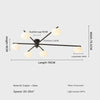 All-copper creative magic bean glass living room ceiling lamp