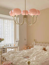 Cream Bauhaus Glass Chandelier