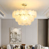 French cream shell chandelier