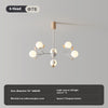 Cream Style Solid Wood Magic Bean Chandelier