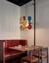 Colorful solid wood creative chandelier