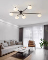 All-copper creative magic bean glass living room ceiling lamp