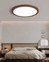 Japanese style solid wood LED ceiling lamp