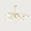 Cream style flying saucer chandelier