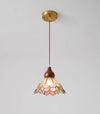 Vintage solid wood butterfly bedside chandelier