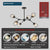 Creative and personalized magic bean molecular chandelier