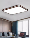 Solid wood LED ceiling light