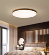 Ultra-thin solid wood LED ceiling light