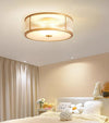 Copper bedroom ceiling lamp