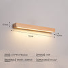 Nordic simple solid wood wall lamp