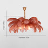 Ostrich Feather Bedroom Chandelier