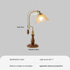 Medieval style bedroom bedside study flower table lamp
