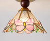 French retro creative butterfly aisle ceiling lamp