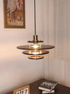 Medieval style vintage chandelier solid wood flying saucer