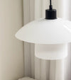 Creative glass flying saucer restaurant bar chandelier