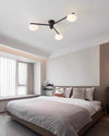 All-copper creative magic bean glass living room ceiling lamp