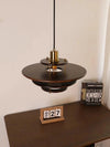 Medieval style vintage chandelier solid wood flying saucer