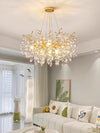 French creative branch crystal living room and dining room chandelier