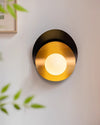 Medieval style glass ball bedroom bedside corridor wall lamp