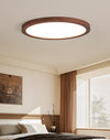 Japanese style solid wood LED ceiling lamp