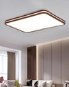 Solid wood LED ceiling light