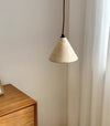 Japanese style creative yellow travertine bedroom chandelier