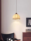 Japanese retro fabric dining pendant lamp