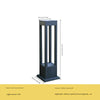 LED outdoor courtyard lawn garden villa aluminum lawn lamp