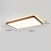 LED solid wood bedroom ceiling lamp