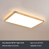 LED solid wood bedroom ceiling lamp