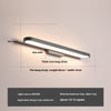 Simple LED aluminum mirror wall lamp